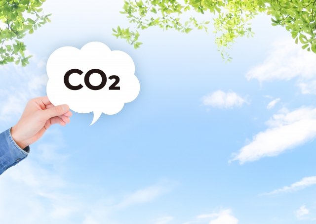 社内CO2排出量について