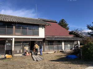 家屋の解体お祓いを行いました。