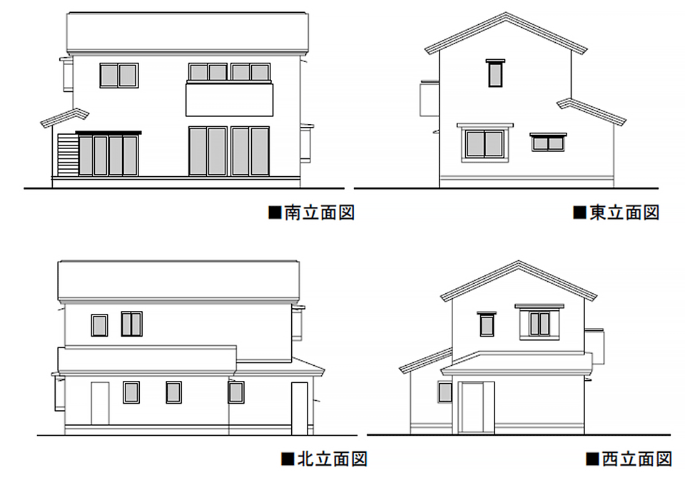 基準建物立面図