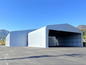青木村 テント倉庫新築 1000㎡ 300坪
