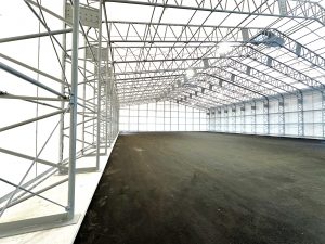 青木村 テント倉庫新築 1000㎡ 300坪