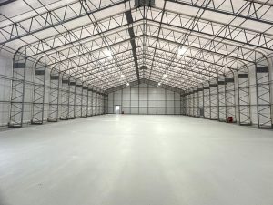 上田市 テント倉庫 新築 800㎡ 242坪